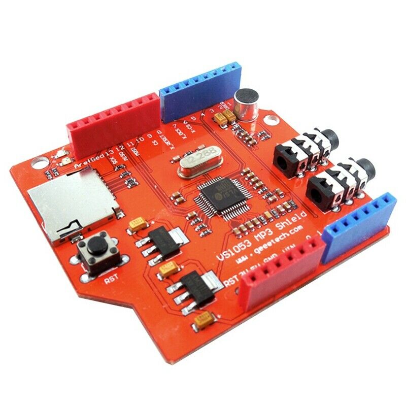 VS1053 MP3 Module Development Board with Amplifier, Decoder Board, Onboard RecK6