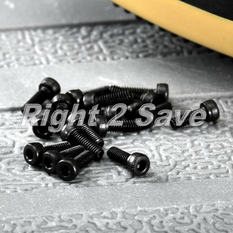100X Hex Socket Head Scews Bolts Stainless Steel Knurled Cap Fasteners M2 x 6mm
