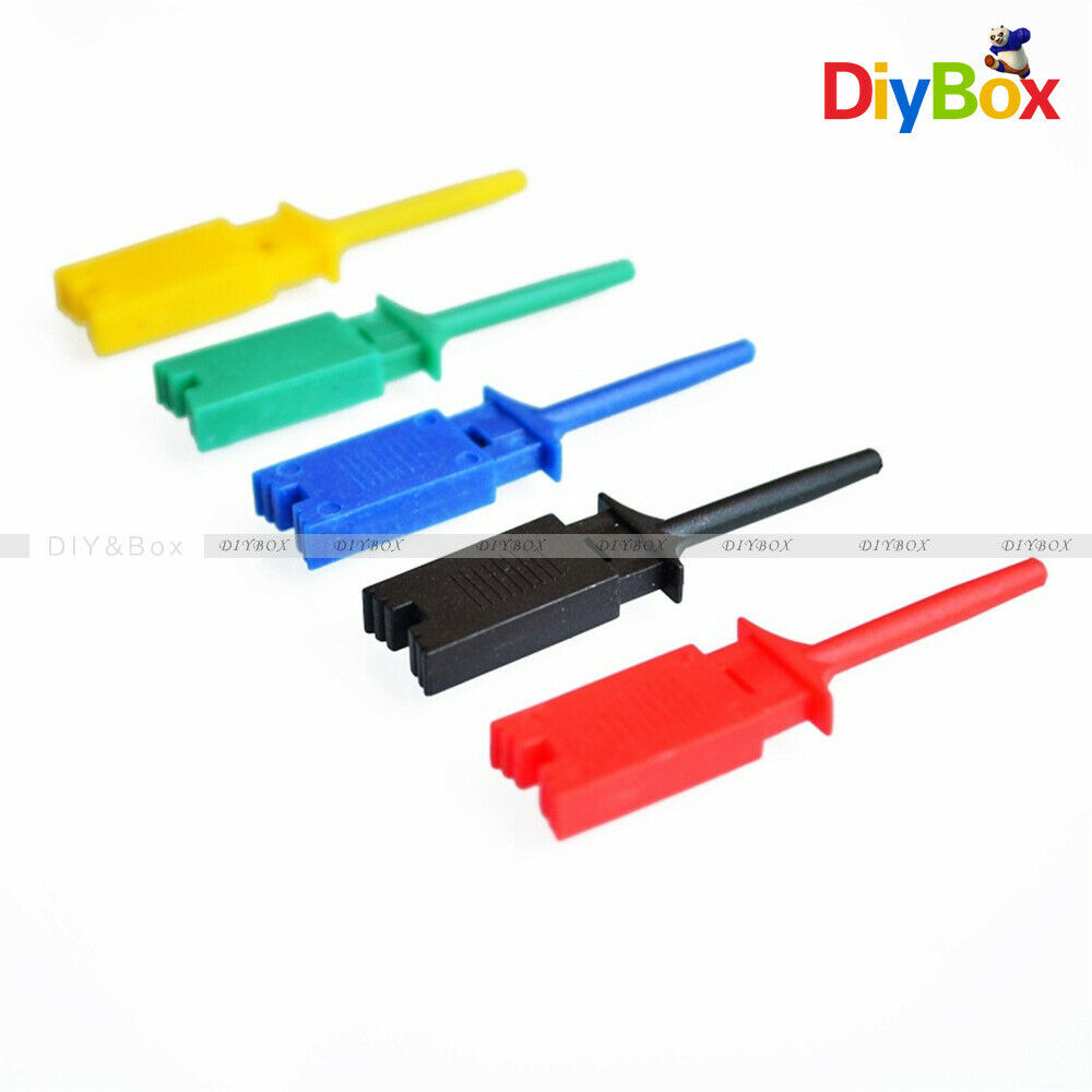 5PCS NEW Hooks Test Clips 5 Colors for Logic Analyzers Logic Test Clip