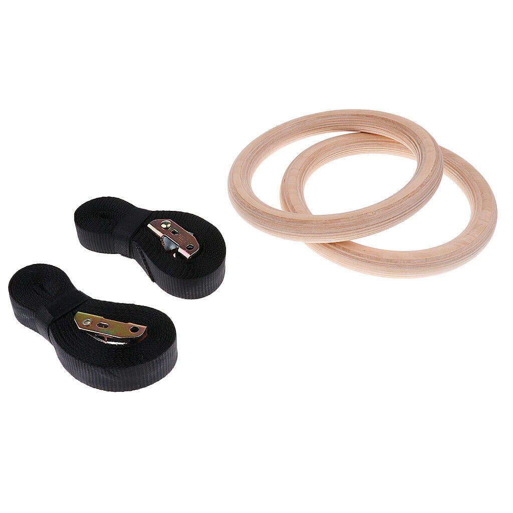 Fitness Training Intensity of Household Wooden Gymnastic Rings with Straps