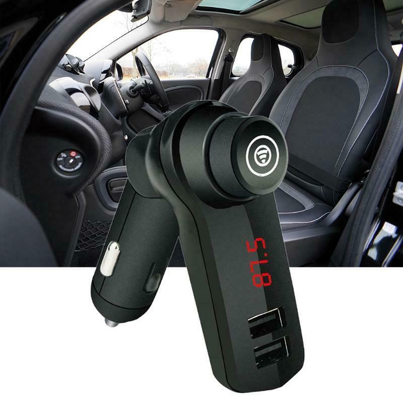 Bluetooth-compatible Car MP3 Player Handfree Call Noise Canceling Car Charger