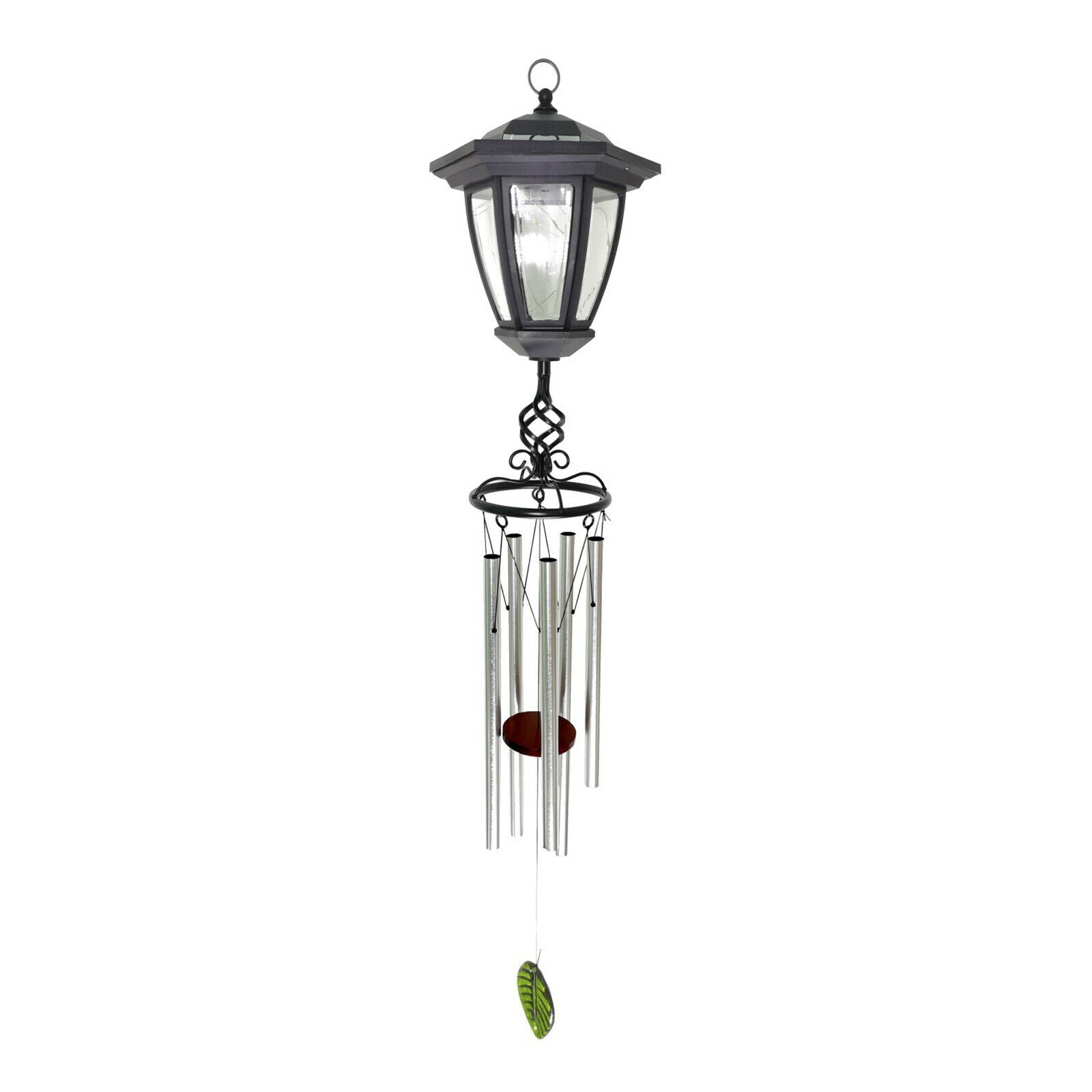 Solar Powered LED Lights w/Wind Chimes Yard Decoration Waterproof Ornament