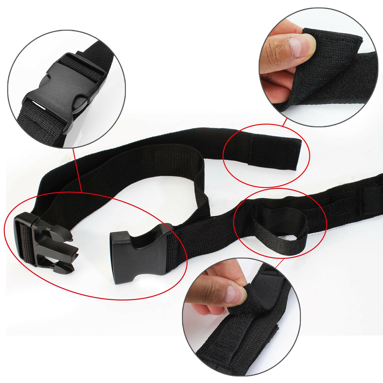 2PC Fishing Rod Rack Holder Strap Storage Car Rest Belt Carrier Tie For SUV.....