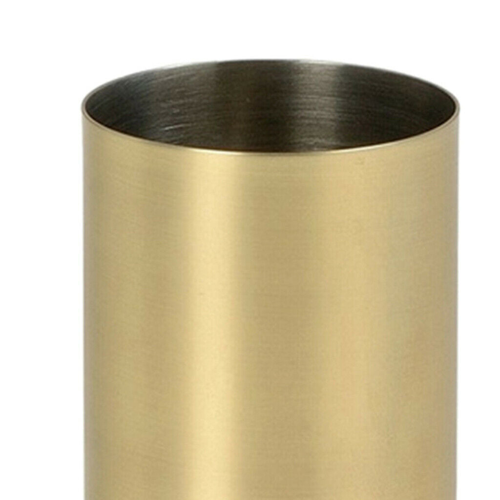 Alloy Pen Cup Tabletop Container Cosmetic Makeup Brush Holder Organizer Tidy