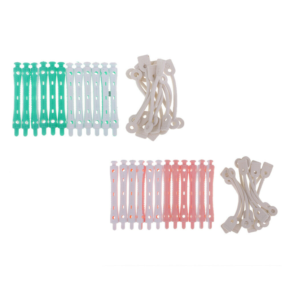 24Pcs Professional Perming Rods Rollers For Hairdressing Rods DIY for Gifts