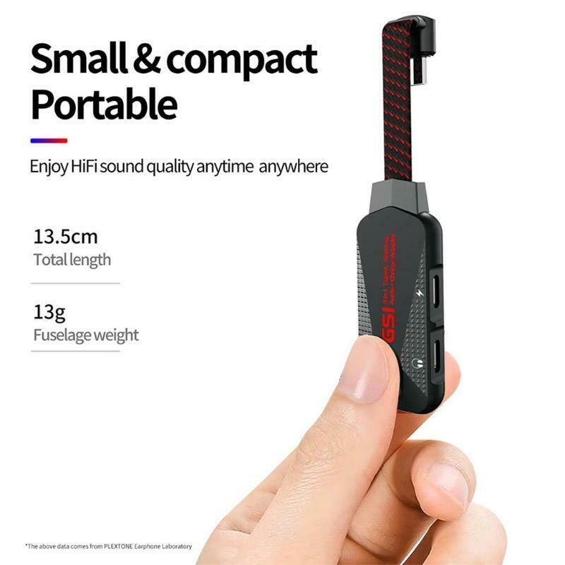 GS1 Chicken Game Sound Card 3 in 1 Mobile Phone Game Sound Card with Adapter
