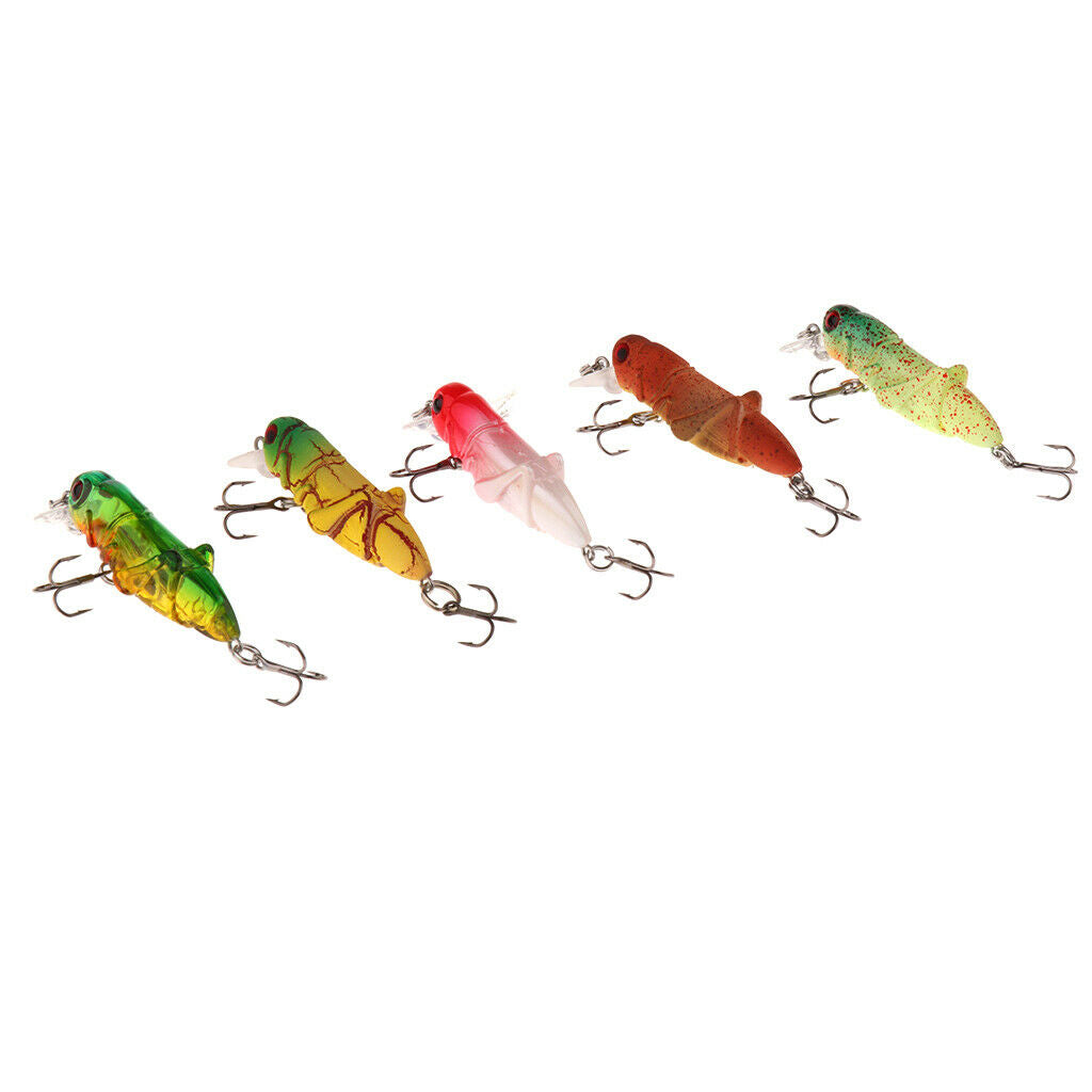 Locust Lures Insect Fishing Lures 4.2g/6cm Hard Baits Floating Topwater