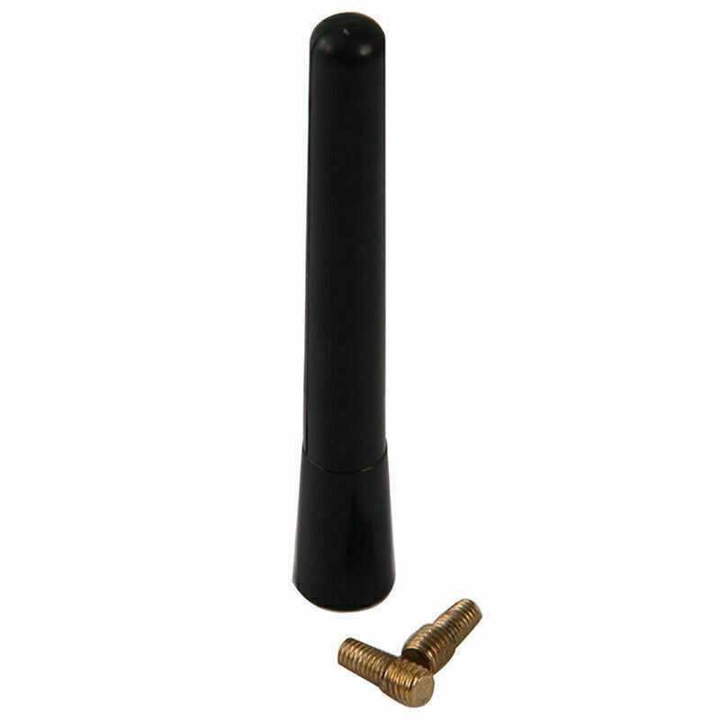 Universal Car Short Stubby Antenna Aerial Replace AM FM Radio Mast Screw Type
