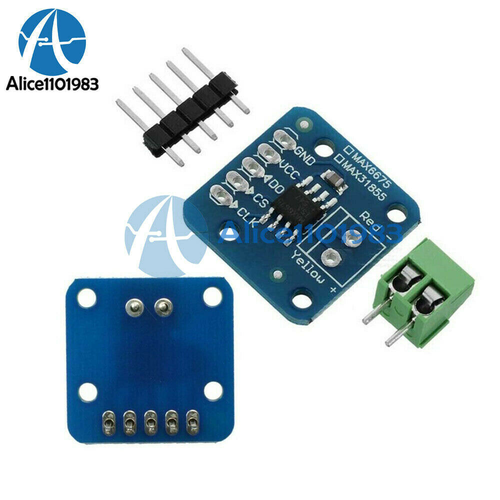 MAX6675 K-Type Thermocouple Sensor Module Breakout Board Temperature Sensor
