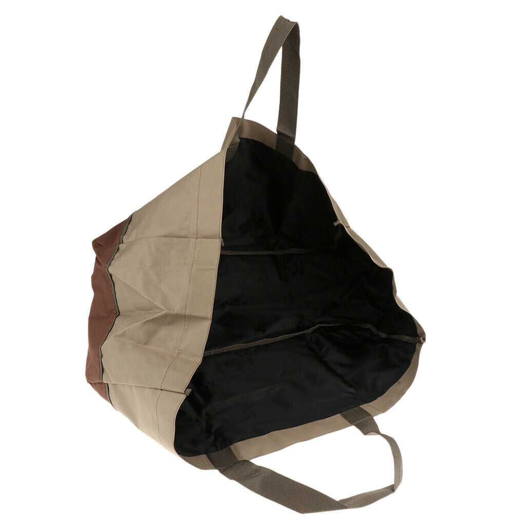 Premium Large Firewood Log Carrier Tote Bag Pack for Fireplace & Fire Stoves