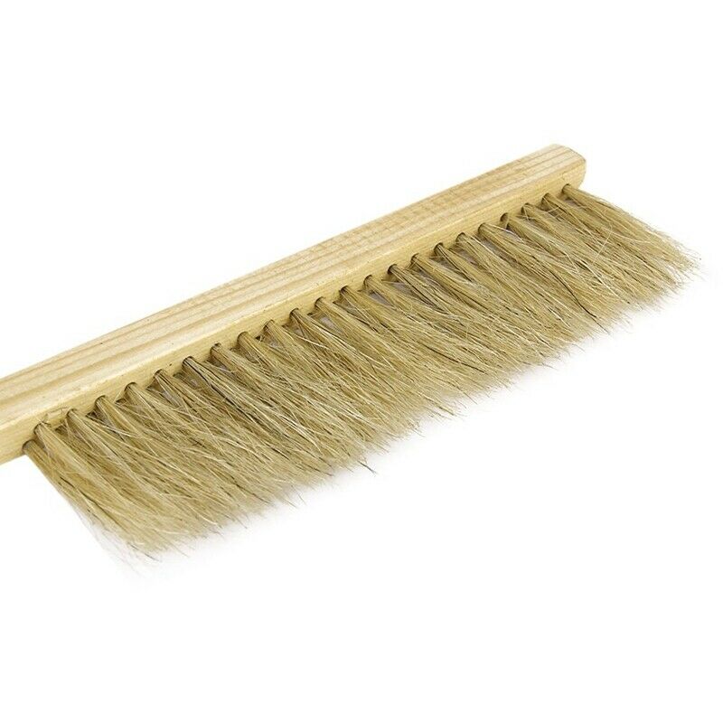 Pig Bristles Beekeeping Bee Brush with Wooden Handle Beekeepers Hive Tool C3V1V1