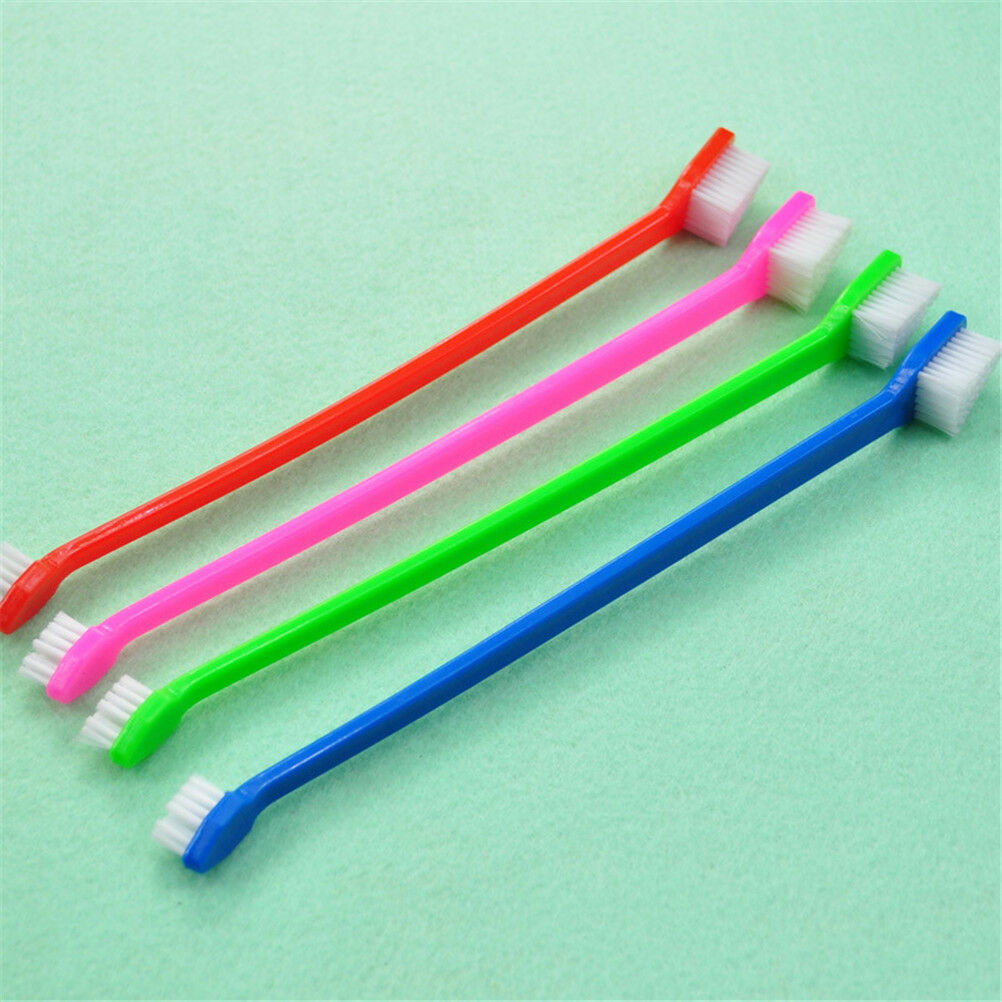 Super Soft Pet Finger Toothbrush Dog Cat Brush Addition Bad Breath Tart.l8