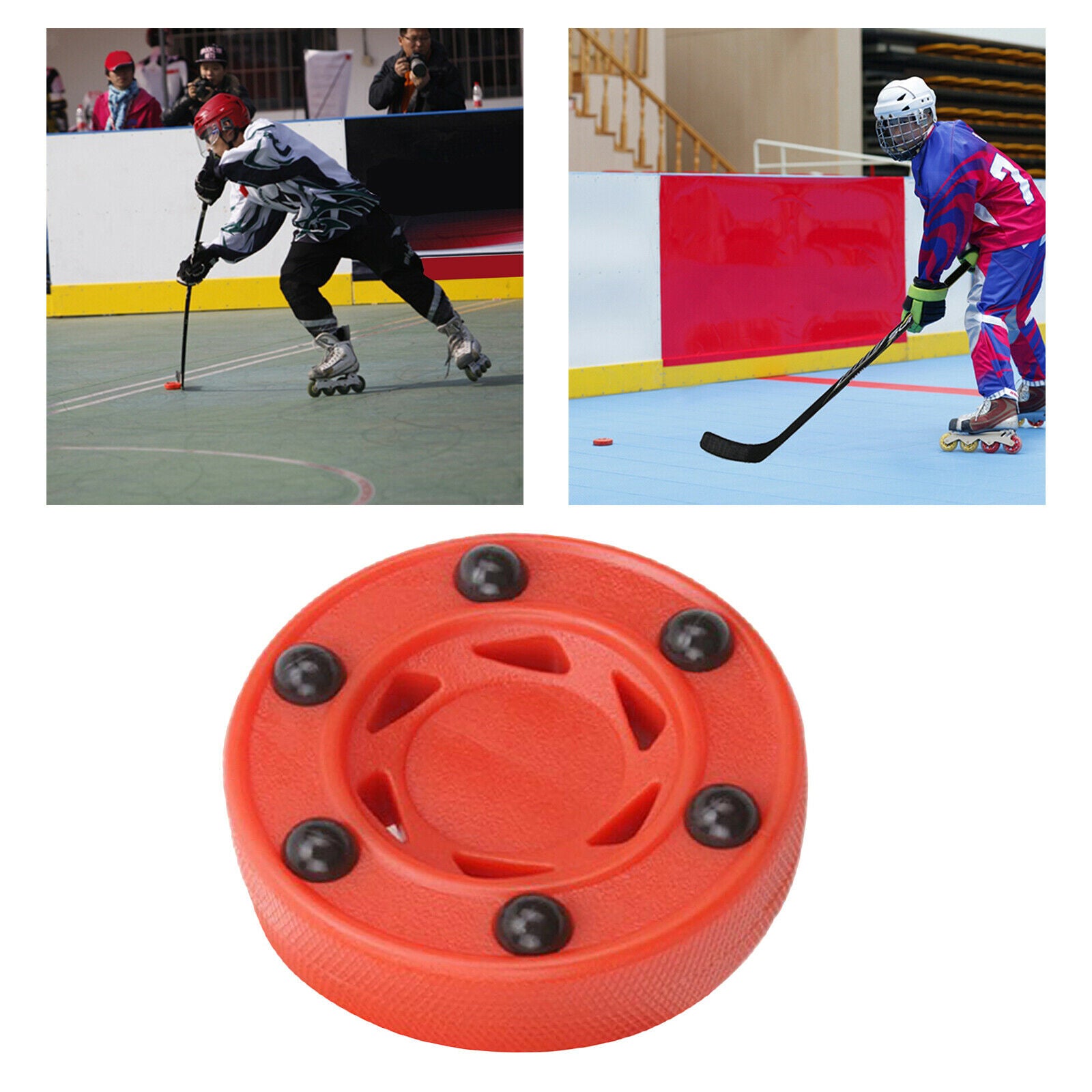 7.5cm Hockey Pucks Sport Ice Hockey Pucks for In/Outdoor Practicing Training