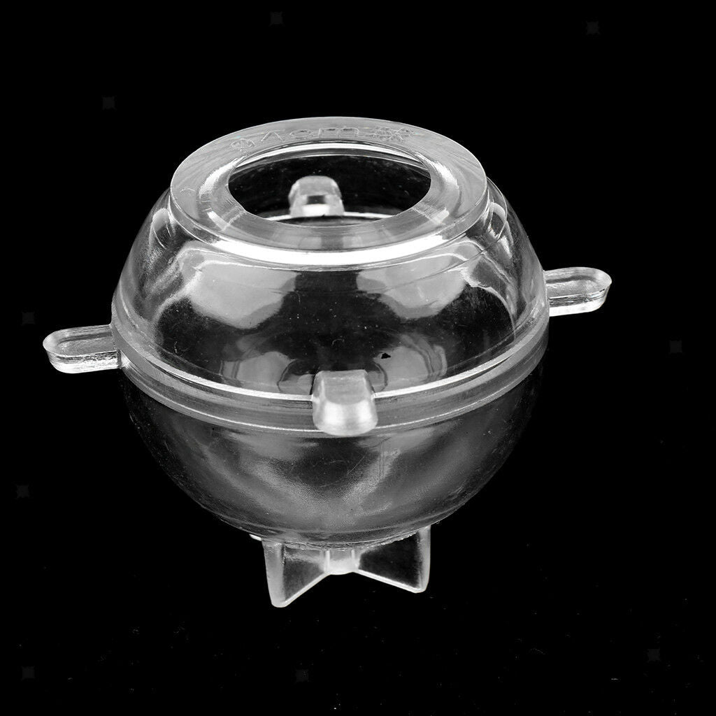 2pcs Round Sphere Shape Plastic Candle Mould Soap Mold for Candle Making