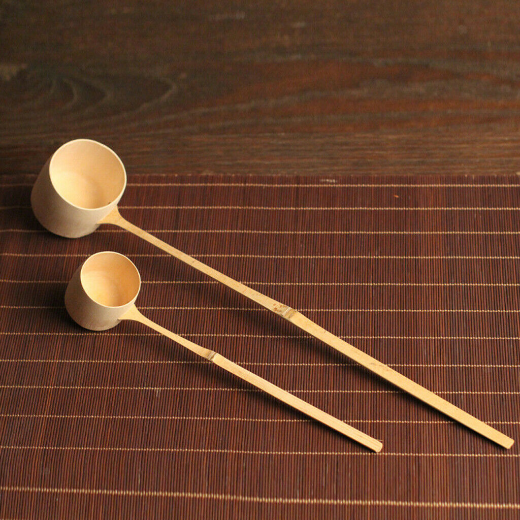 2pcs Water Dipper Water Ladle Wine Spoon Scoop Japanese Tea Ceremony Tool