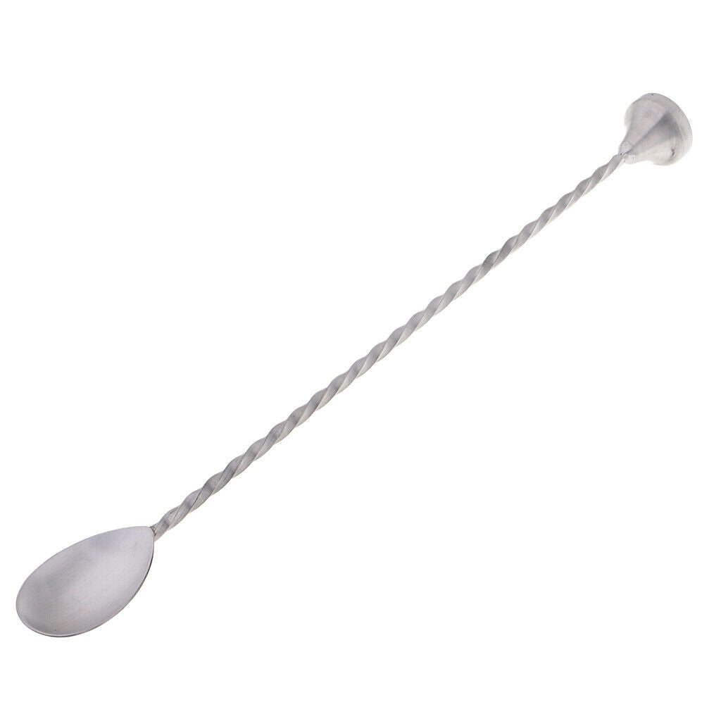Stainless Steel Bar Home Kitchen Bar Dining Spoon for Cocktail Wine Mixing C