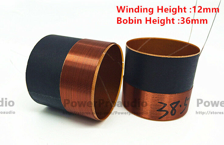 1pair 102mm kabitong KSV skeleton Bass voice coil Round wire 8ohm 900-1000W