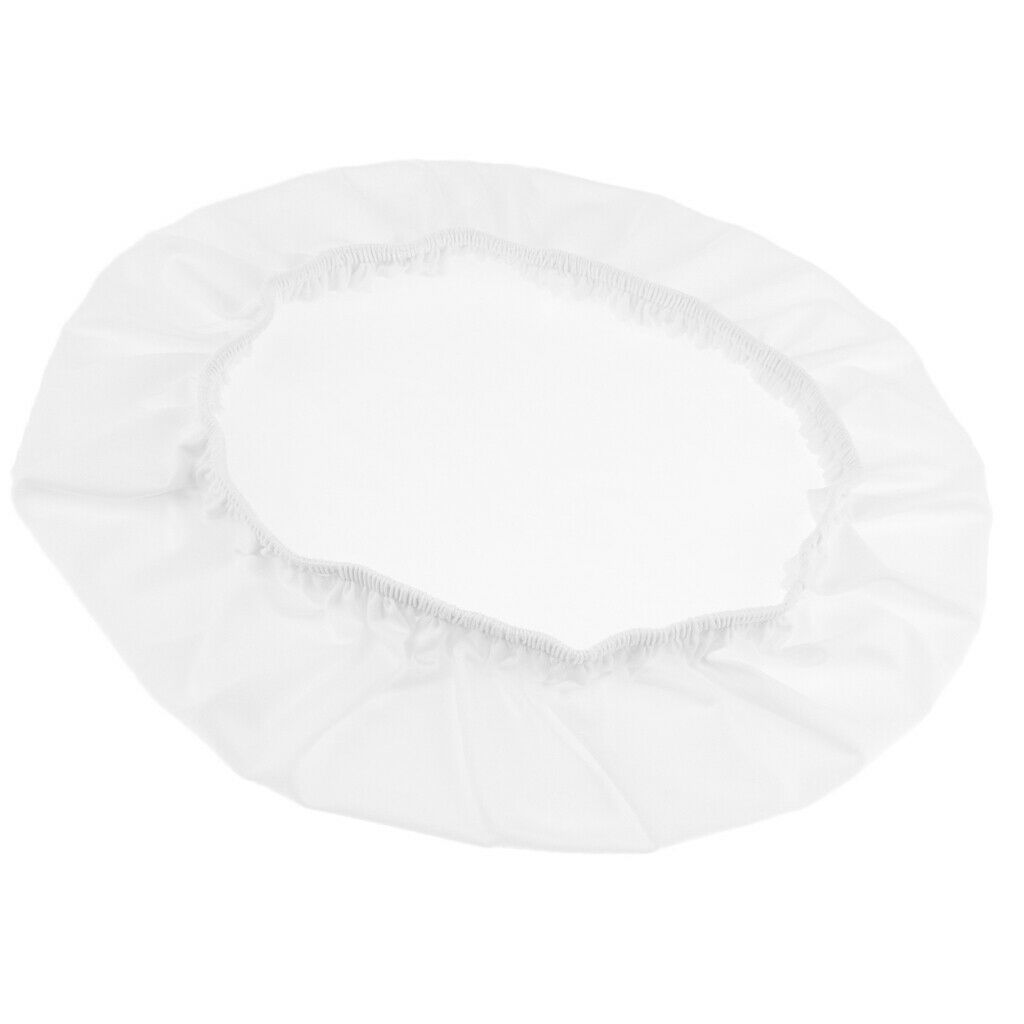3Pcs White Dustproof Round Square Chair Seat Covers Kitchen Chair Seat Cushion