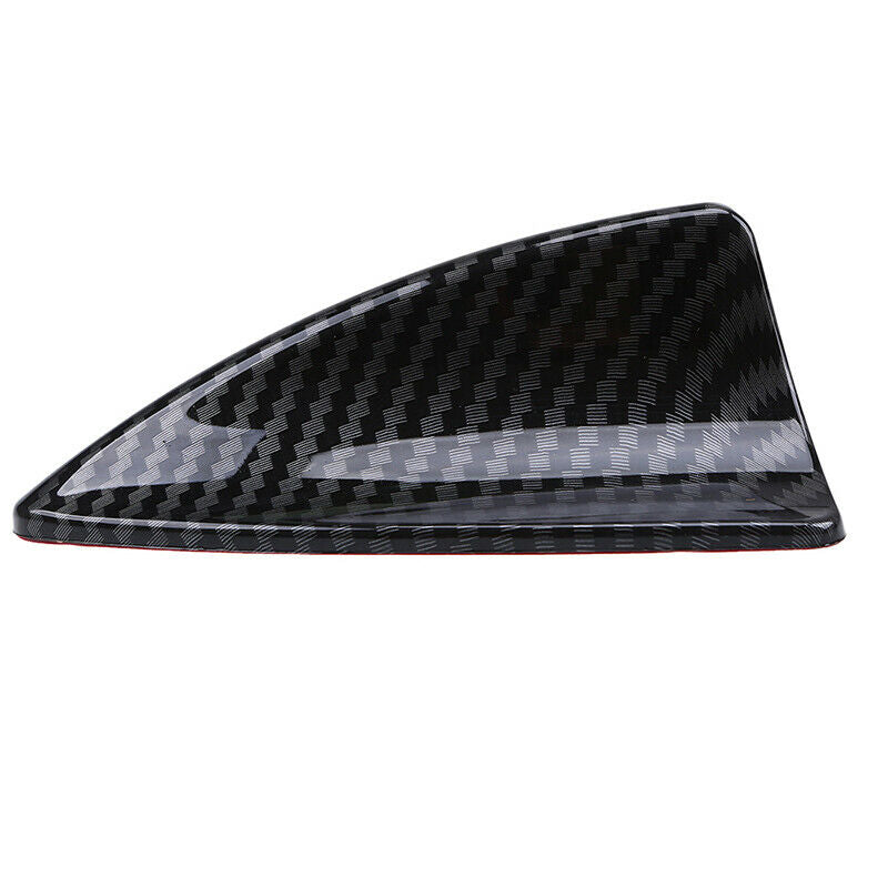 Universal Car Auto Shark Fin Roof Antenna Carbon Fiber Style Exterior Decorative