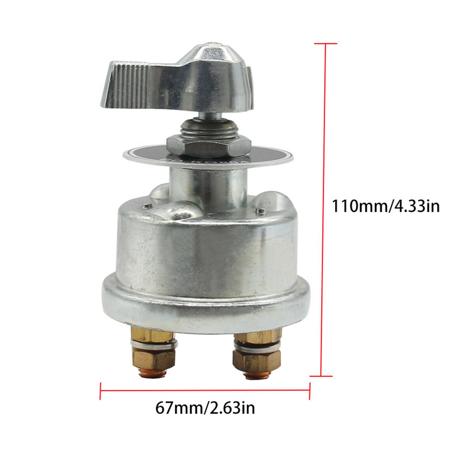 High Current 12-24 V Master Battery Disconnect Switch for Car Auto Truck RV