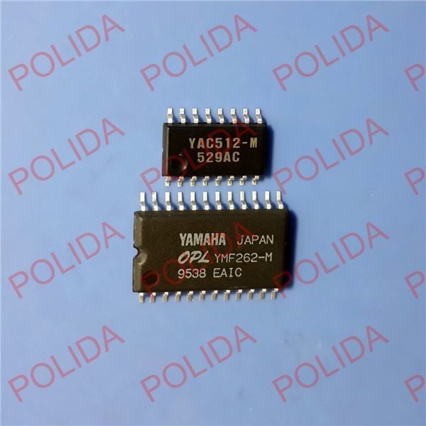 1PCS IC YAMAHA SOP-16 YAC512-M + 1PCS YAMAHA SOP-24 YMF262-M ( 1 pairs )