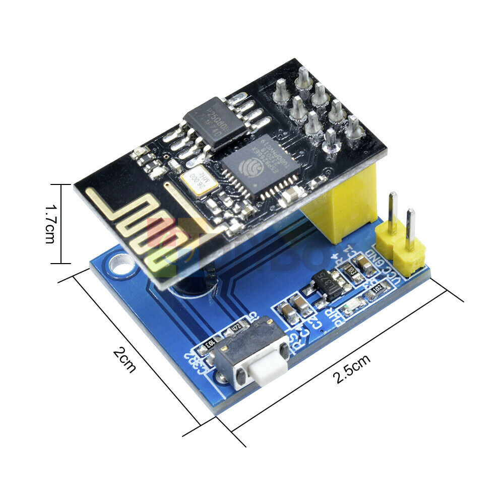 ESP8266 ESP-01 Wireless WIFI Transceiver Board DS18B20 Temperature Sensor Module