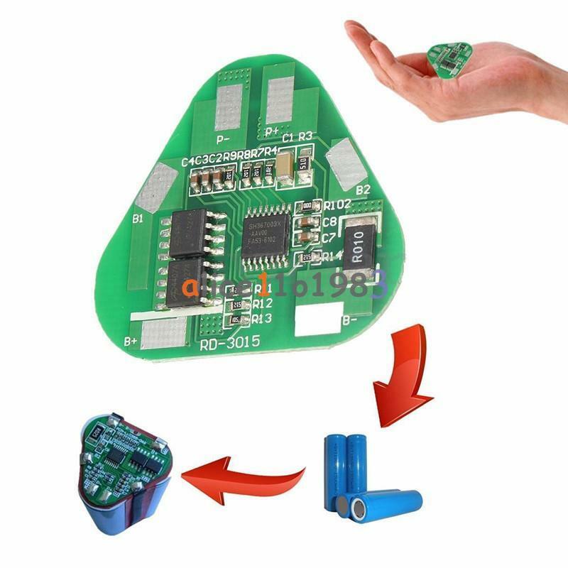 3S Li-ion Lithium Battery Protection Circuit Board 3 Cell PCB 10.8V 11.1V 12V 4A