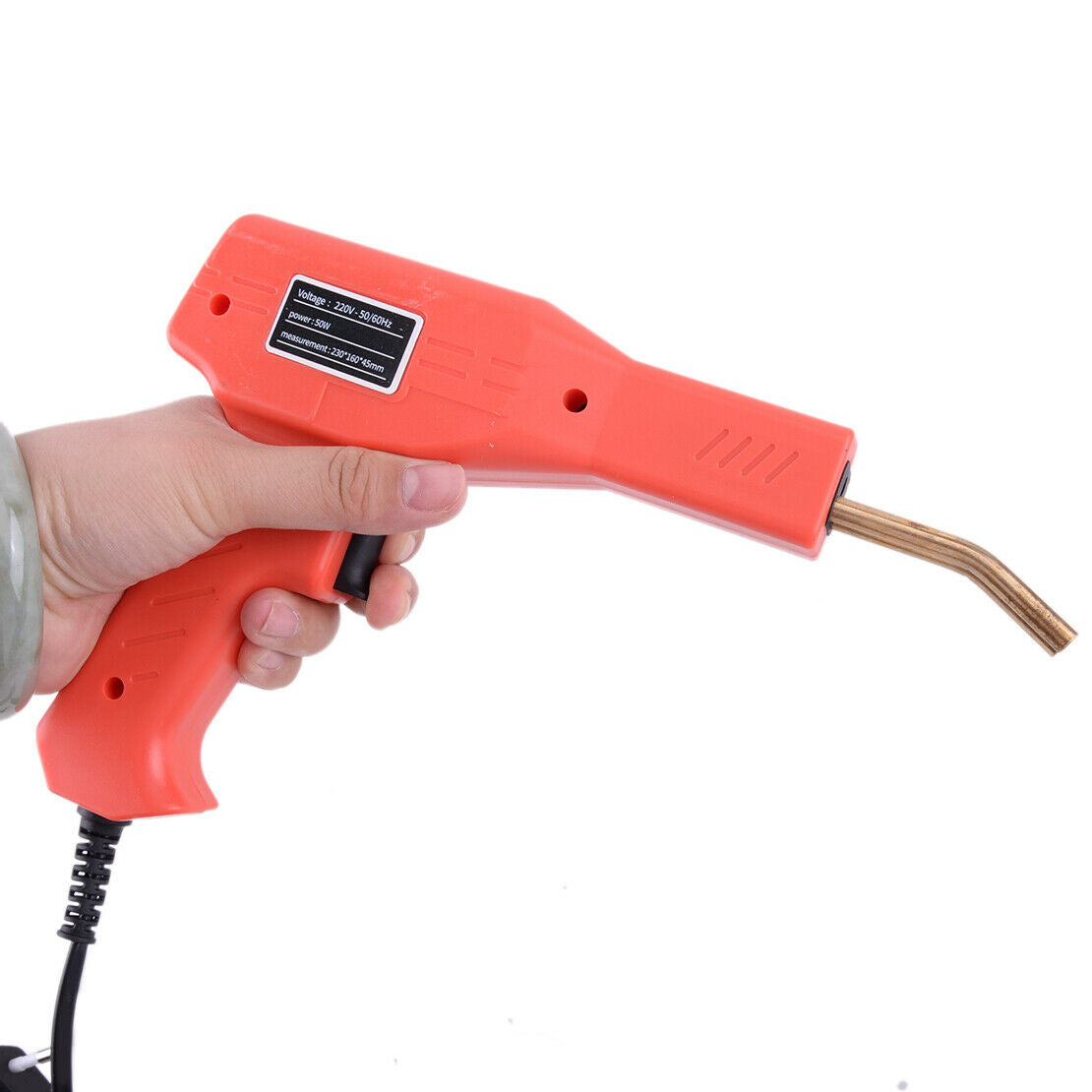 Kit Bumper Hot Stapler Machine Handy Plastic Welder Garage Repair Welding Tool