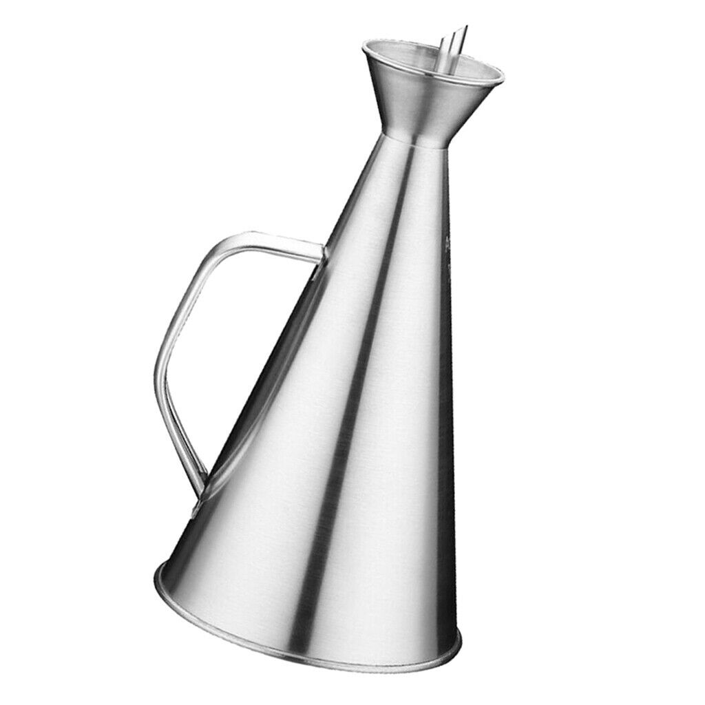 Stainless Steel Oil Vinegar Can Drizzler Cruet