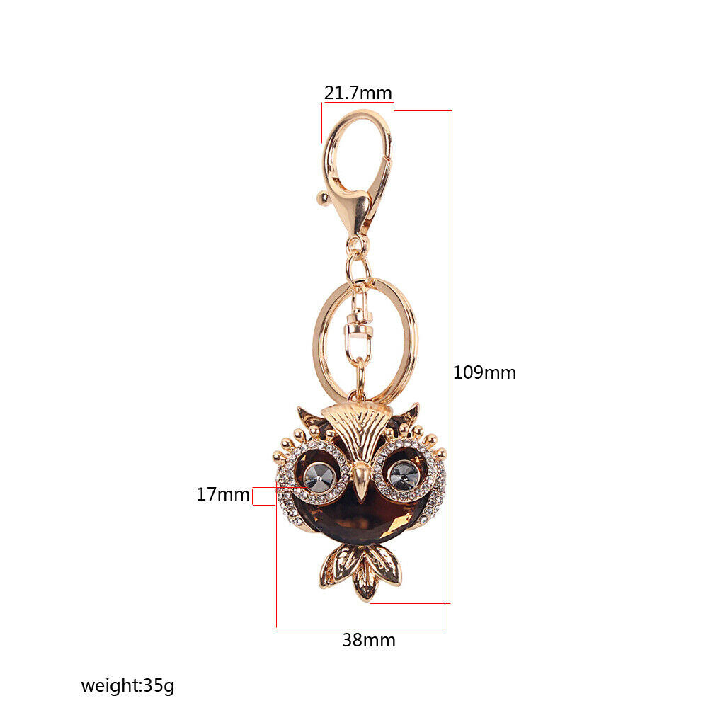 Crystal Owl Sweater Chain Necklace Personalized Creative Pendant Necklace