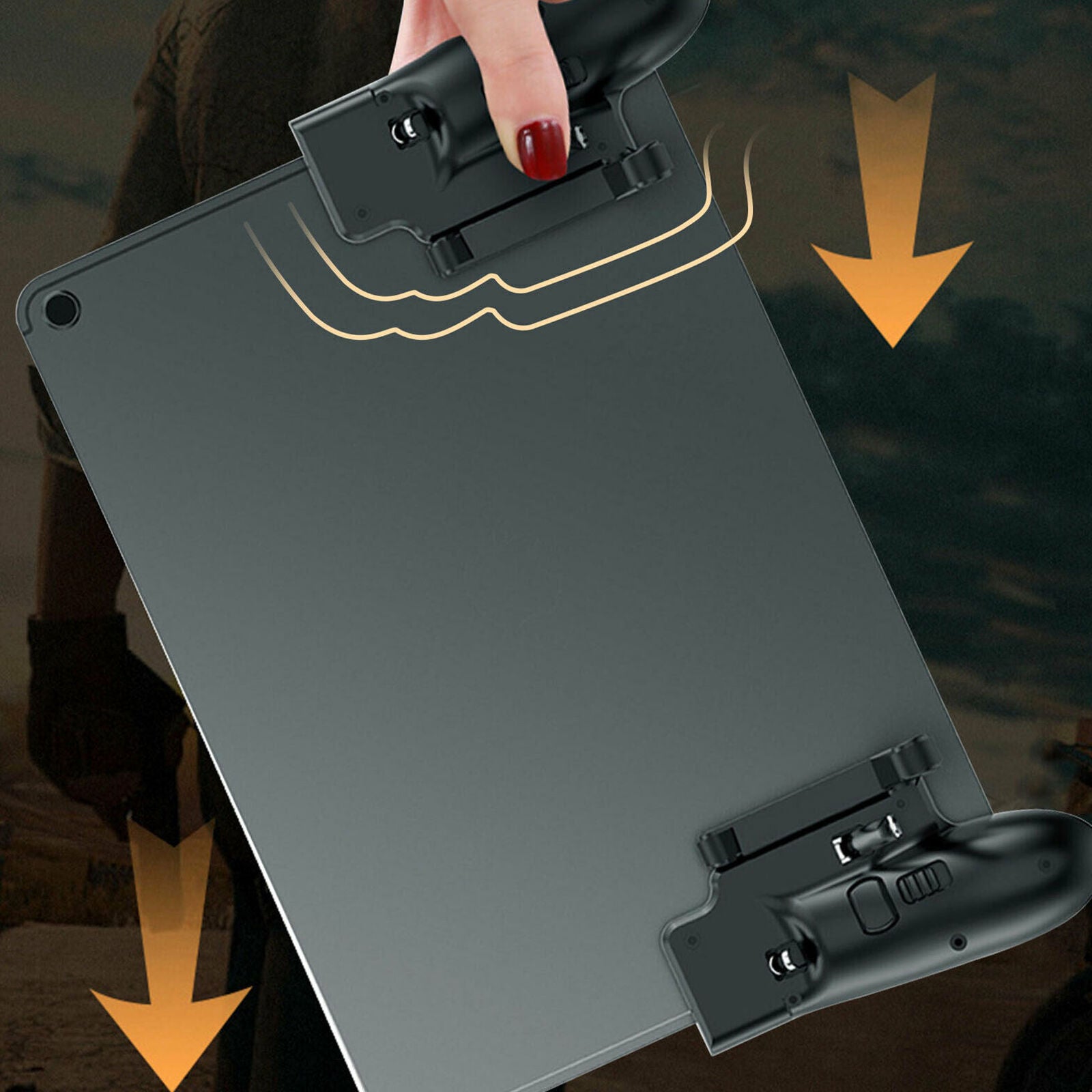 Mobile Phone Gaming Gamepad Trigger Shooter Controller for PUBG iPad Android IOS