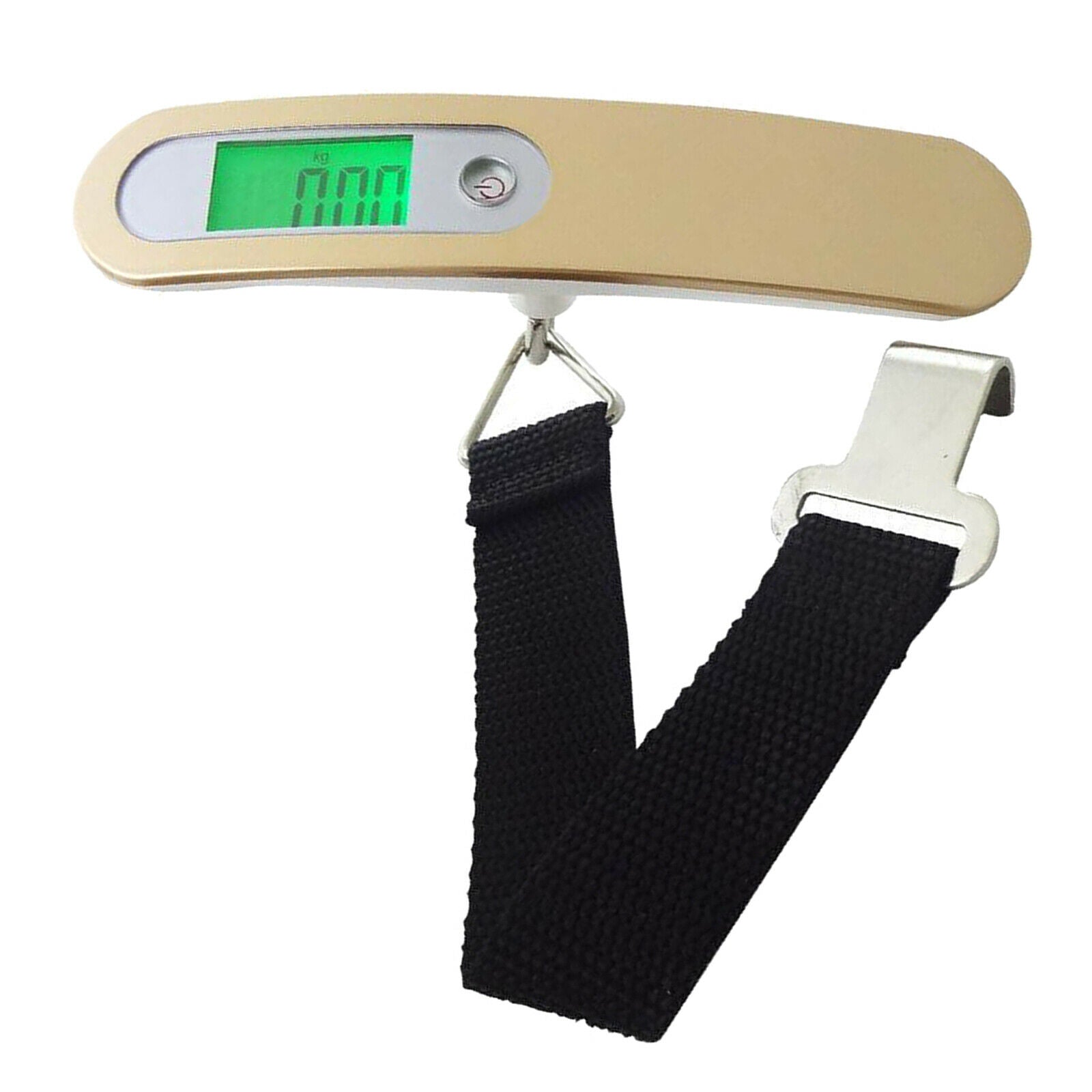 Travel Digital Luggage Scale Electronic Weighing 50kg with Hook Golden