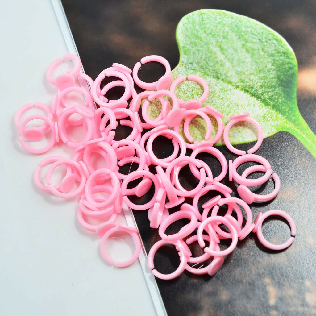 50x Handmade Rings Setting Base Cute Round Cabochon Gems Finger Rings Blanks