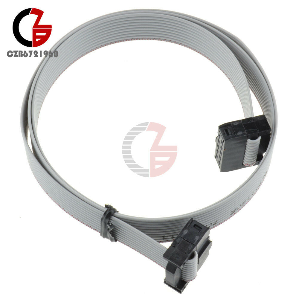 70CM 10 Pin USB ASP ISP JTAG AVR wire 10P IDC Flat Ribbon DATA Cable 2.54mm