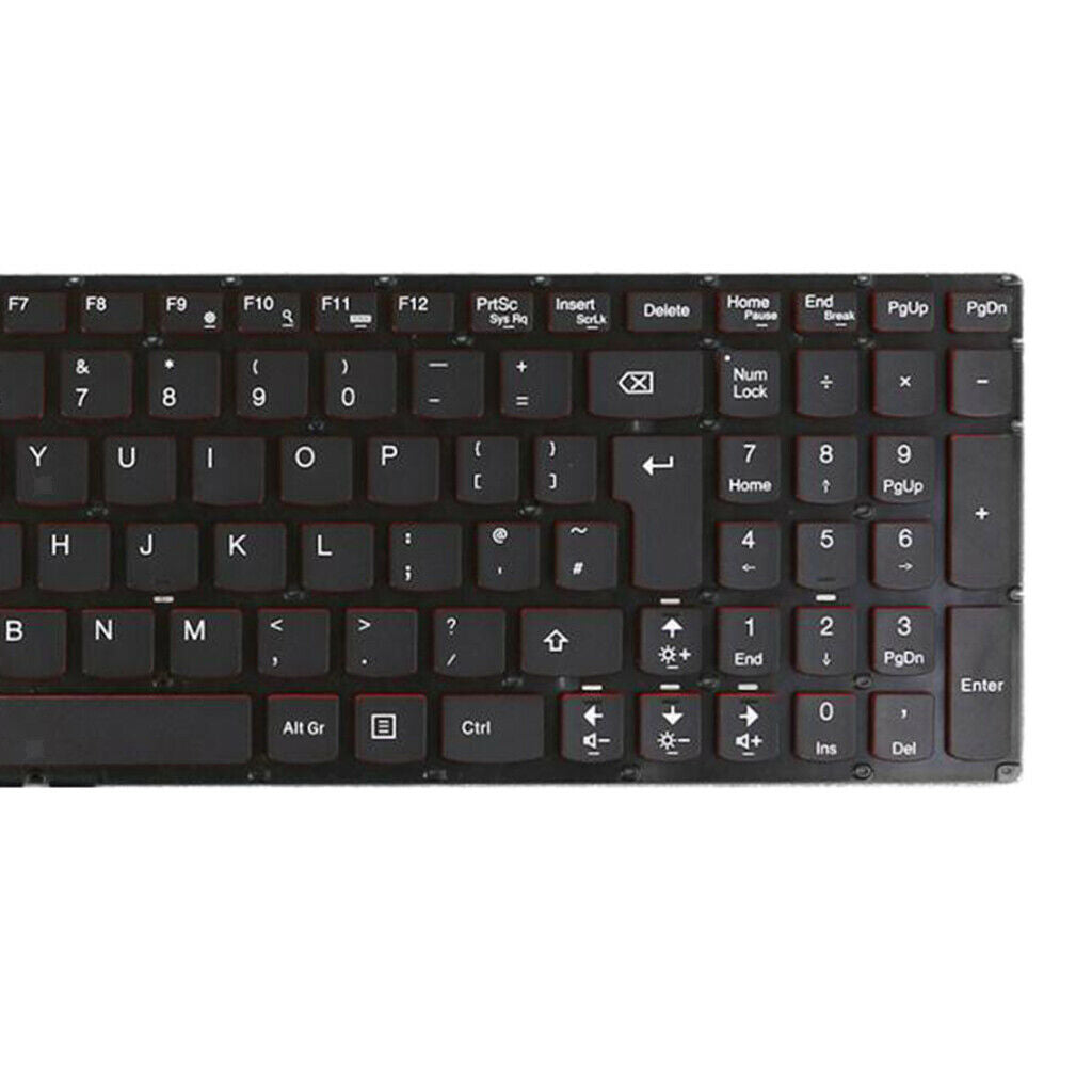 US English Layout Full Keyboard with Red Backlit for Lenovo Y50-70 Laptop