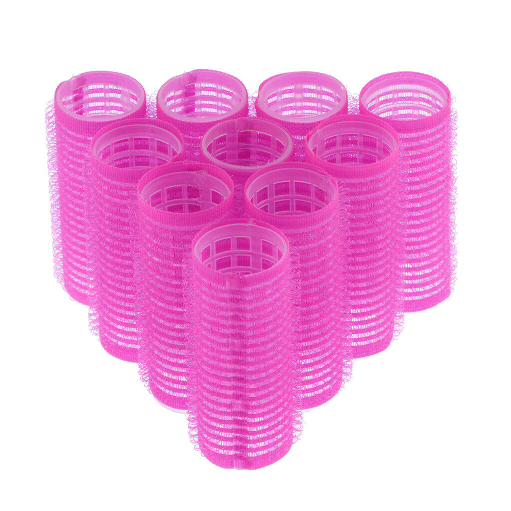 30x Plastic Hair Roller Curling Curls Bangs Roller Hairdressing Curlers