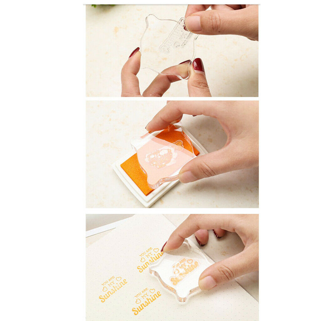 Clear Acrylic Stamp Block Stamp Tool for Stamping