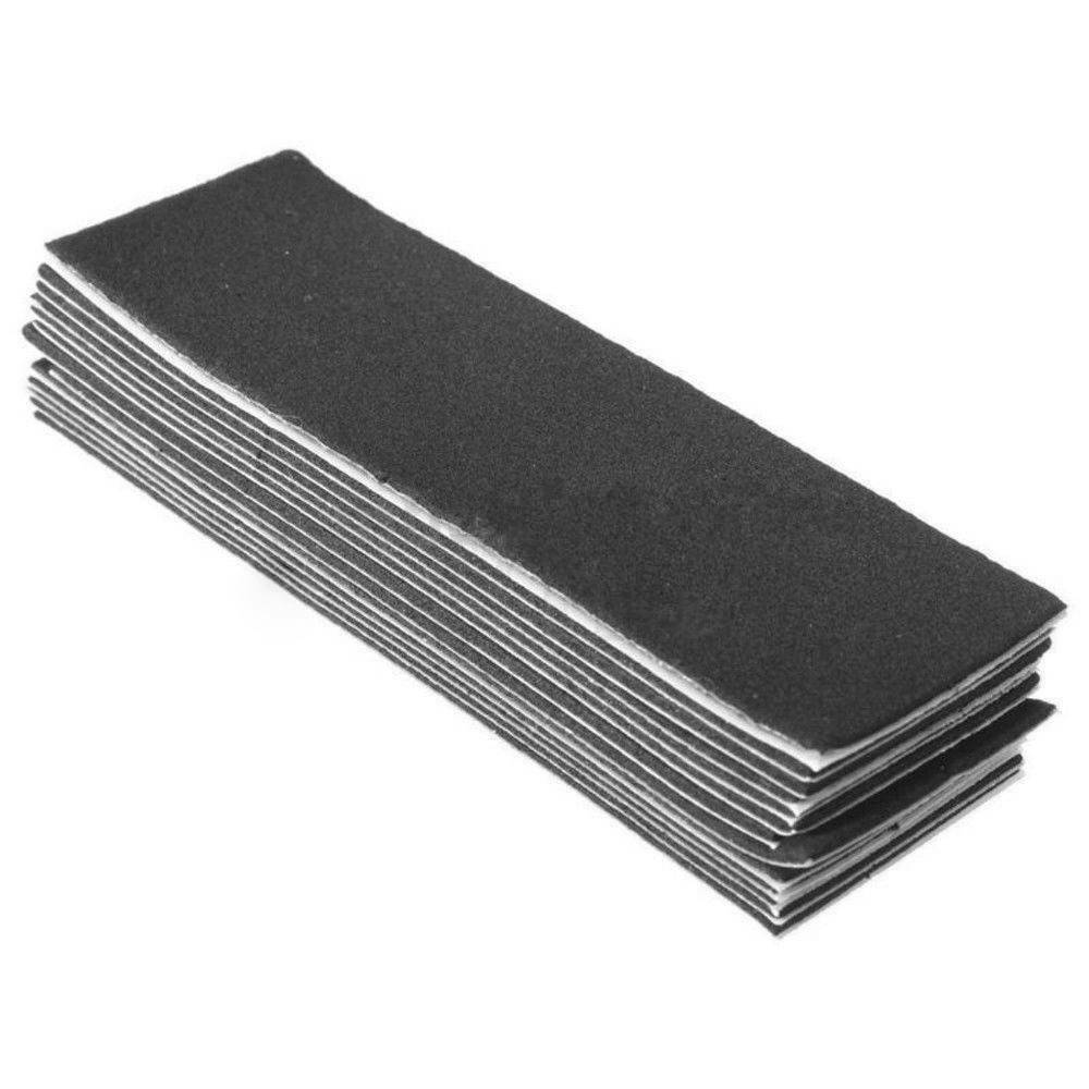 12PC Self-adhesive Foam Grip Tape Uncut Stickers Black For Wooden Fingerboard