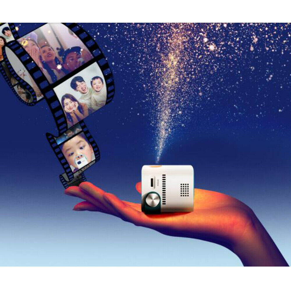 Micro Projector Mini Portable Wifi Wireless Projector HD 1080p Smart Theater