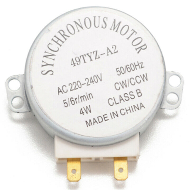 Microwave Oven Synchronous Motor 49TYZ-A2 AC 220-240V CW/CCW 4W 5/6  WF