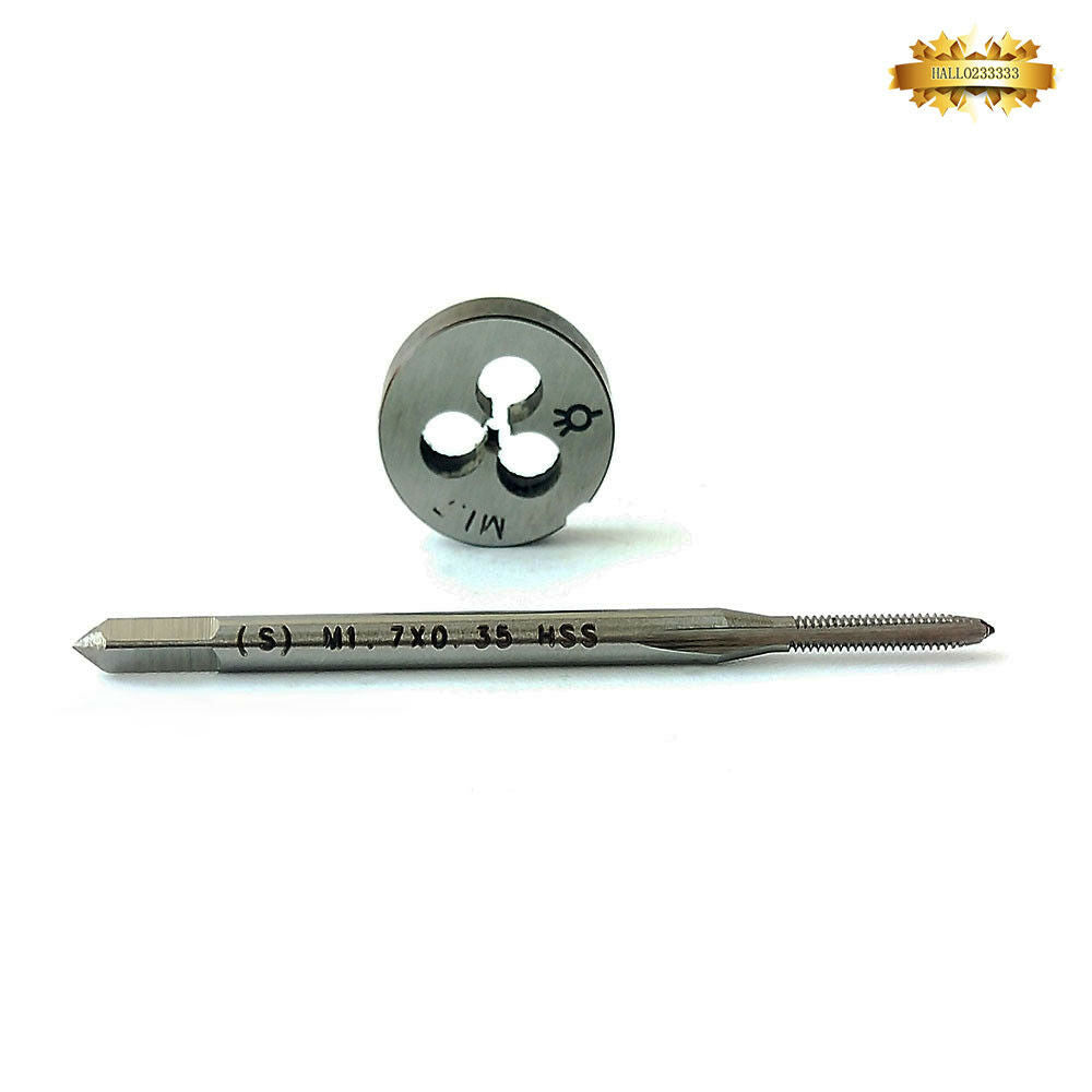 M1.7*0.35 Tap and die combination tool fine pitch thread tool metric right-hand