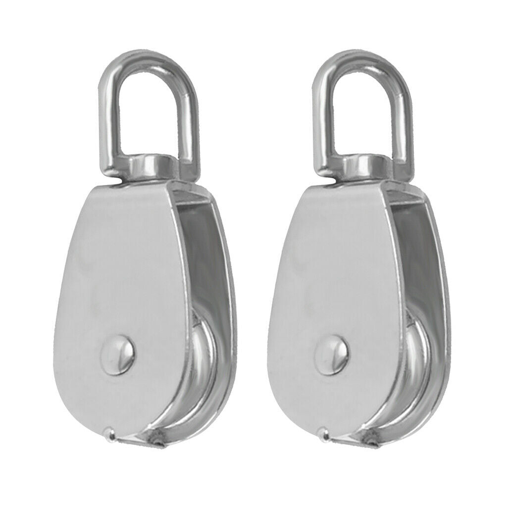 Cable Pulley, Pulleys for lifting, M15 Single Pulley Block in 304 Stainless.