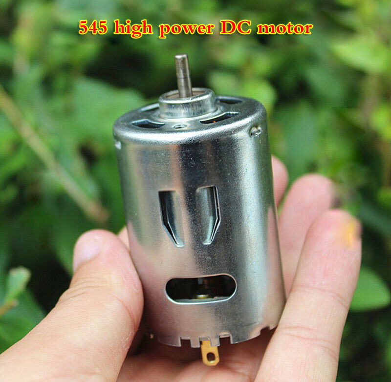 DC 6V 545high-power DC motor forward and reverse high speed with cooling fan