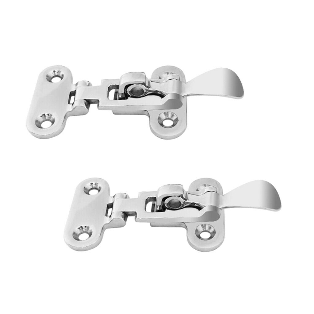 2 Boat Hatch Locker Latch Anti Rattle Locking Clamp For Marine Yacht 4 3