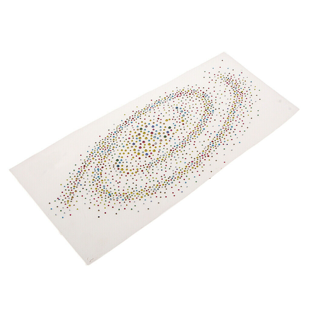 Rhinestone motif for ironing on hotfix application made of rhinestones,