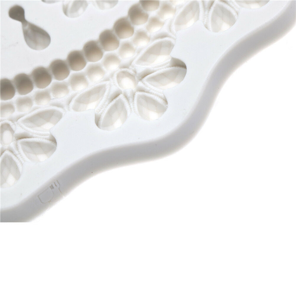 Gem Cake Border Silicone Mold DIY Fondant Cake Decorating Tools Baking Mou.l8