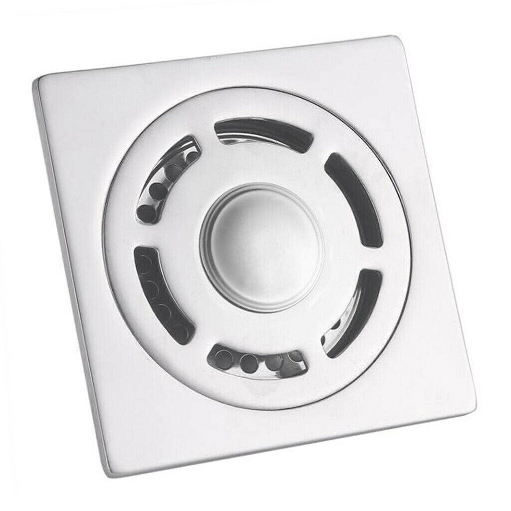 Stainless Steel Floor Drain Square Bathroom Wet Room Shower Drain #7
