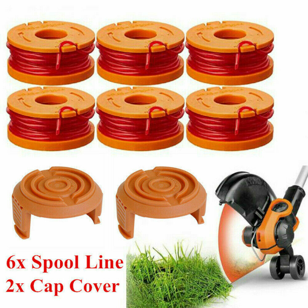 For WA0010 Worx Spool Line String Trimmer Edger 6 Pack Replacement