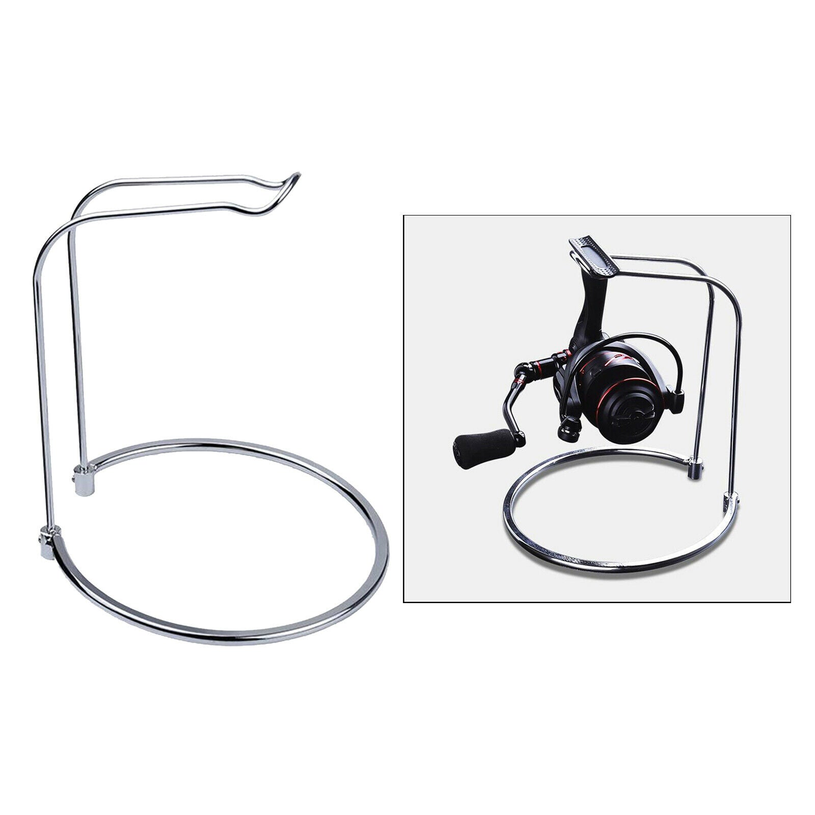 Fishing Reel Display Stand Detachable Gear Holder Rack Stores Home Storage Acce