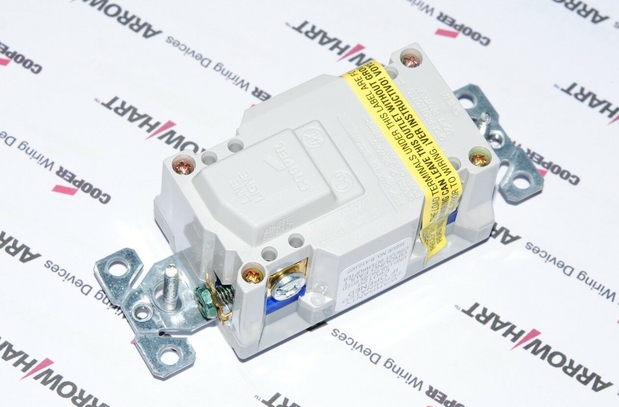 1pcs-COOPER WIRING XHGF15GY Hospital Grade GFCI Receptacle NEMA 5-15 15A/125V